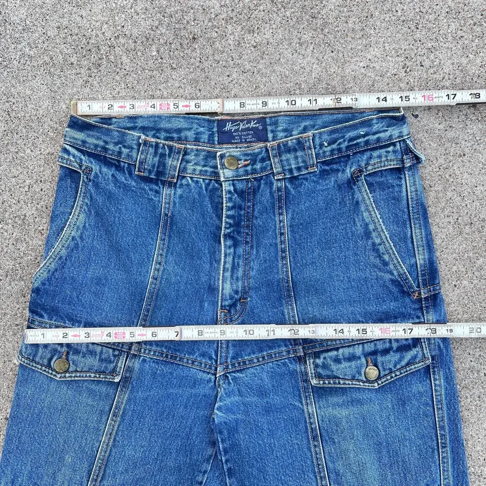 Vintage Hugo Valentino‎ Jeans 30 x 31 | Straight Utility Carpenter Skater Baggy